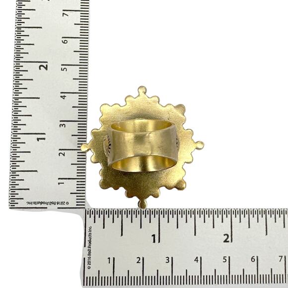 VIRGINS SAINTS & ANGELS VSA Cloister San Benito Ring Gold Size 6 - Picture 8 of 8